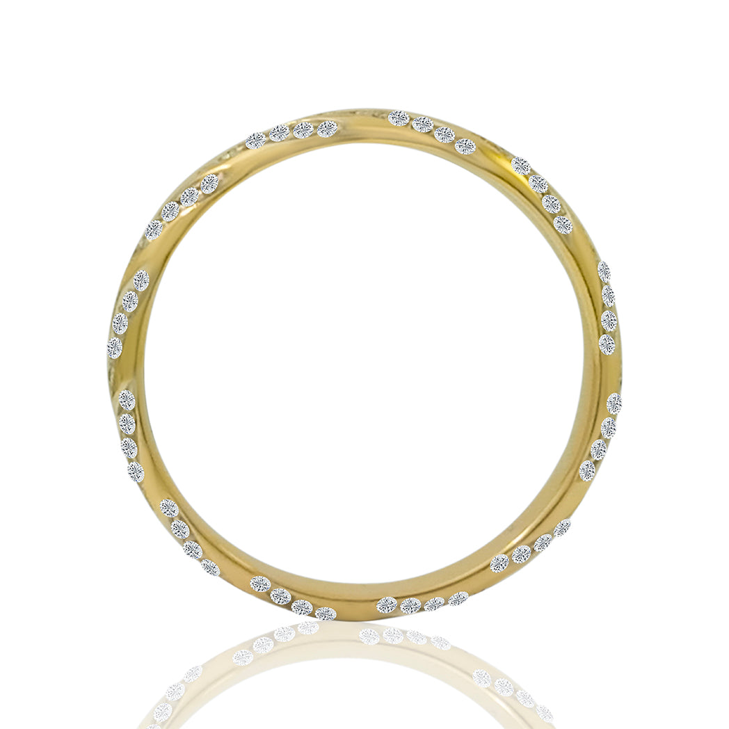 KohinoorGems 0.38 Ct Round Diamond  14K Yellow Gold Engagement Wedding Band Jewelry