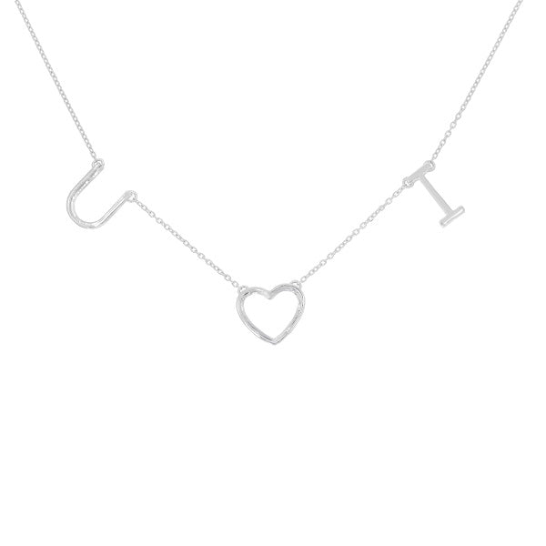 0.15 Ct Natural Diamond Women Necklace In 14K White Gold