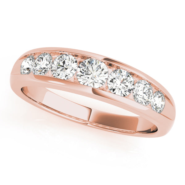 KohinoorGems | Wedding Band 0.25Ct Diamond In 14K Solid Gold Women Jewelry