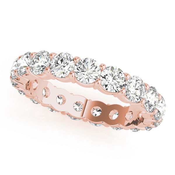 0.75 Ct Diamond Full Eternity Wedding Band 14K Gold