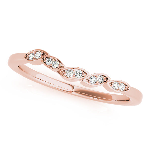 0.05 Carat FG/VVS1 Diamond Wedding Band In 14K Gold
