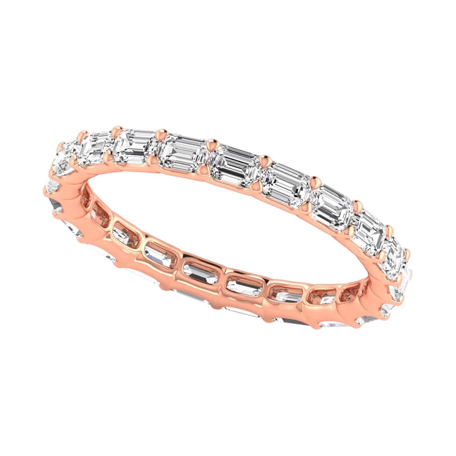 2.00 Ct Elegant Diamond Eternity Band – 14K Gold in Three Colors