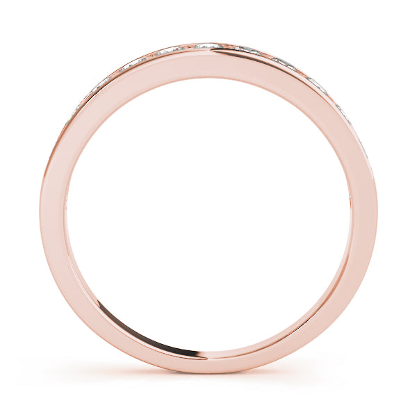 1/4 Ct Diamond Channel Set Wedding Band 14K Gold