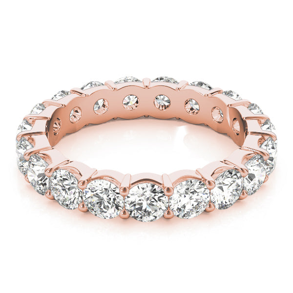 0.75 Ct Diamond Full Eternity Wedding Band 14K Gold