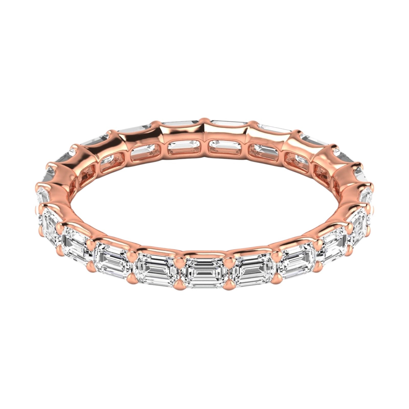 2.00 Ct Elegant Diamond Eternity Band – 14K Gold in Three Colors