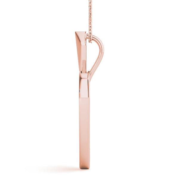 1/4 Ct Diamond Heart Pendant Necklace With Chain In 14K Gold