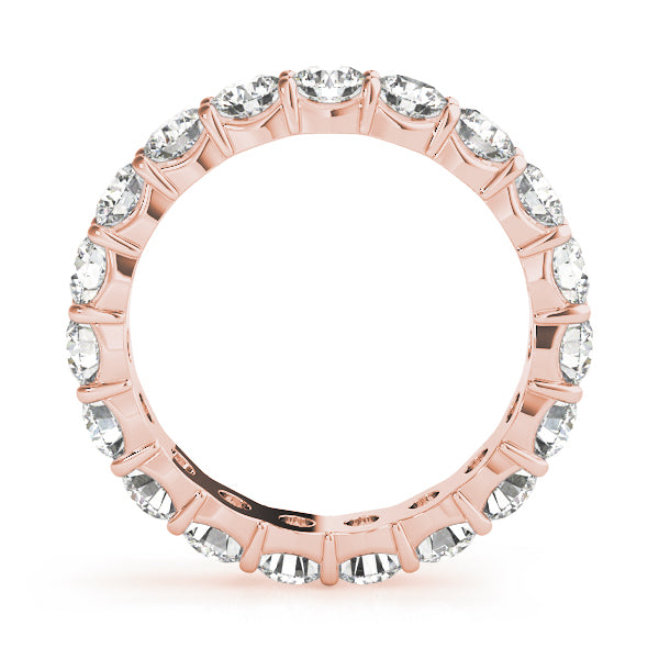 0.75 Ct Diamond Full Eternity Wedding Band 14K Gold