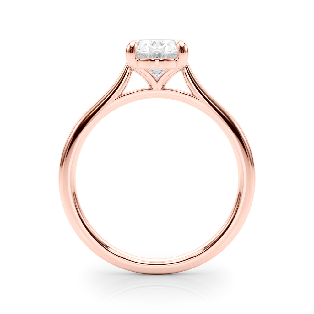 KohinoorGems 2.00Ct Oval Solitaire Engagement Rings In 14K Solid Gold Women Jewelry