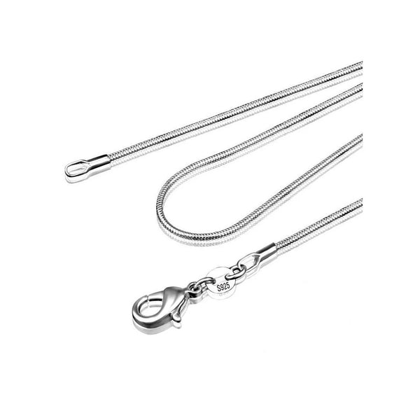 .8mm Sleek Snake Chain Necklace