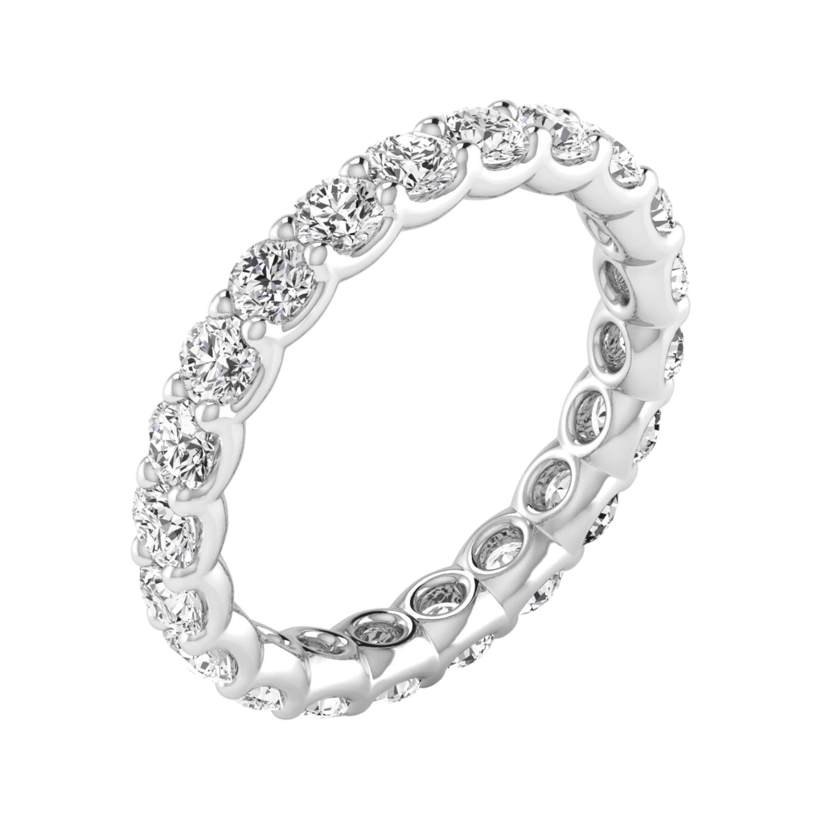 2.00 Ct Classic Round Diamond Eternity Band in 14K Gold