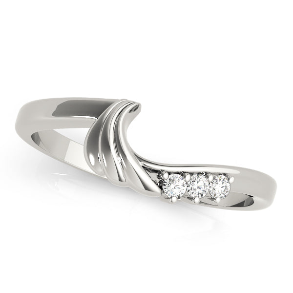 0.03 Ct FG/VVS1 Diamond Wedding Band In 14K Gold