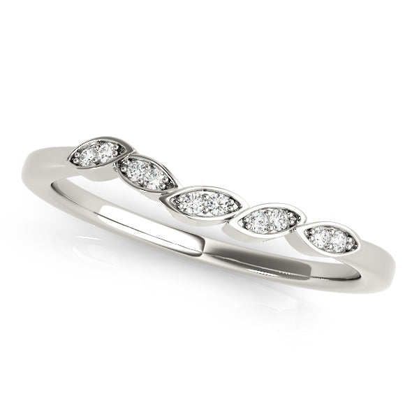 0.05 Carat FG/VVS1 Diamond Wedding Band In 14K Gold