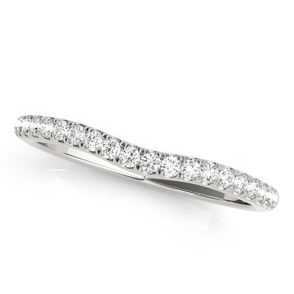 0.15 Ct FG/VVS1 Diamond Wedding Band In 10K Solid Gold