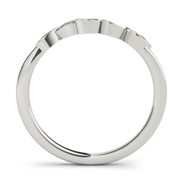 0.05 Carat FG/VVS1 Diamond Wedding Band In 14K Gold