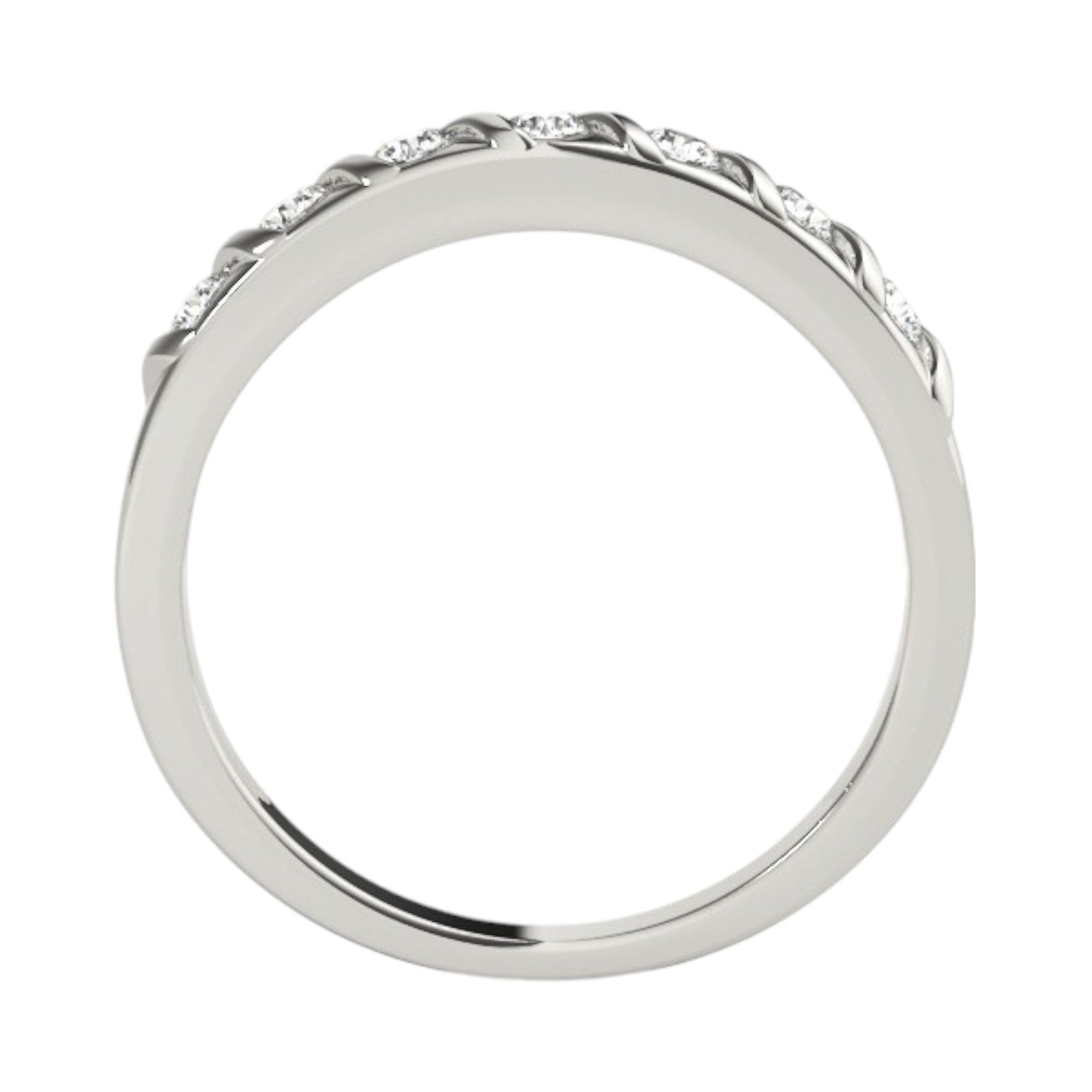 Classic 0.25 Ct Lab Grown Diamond Channel Set Band in 14K Gold