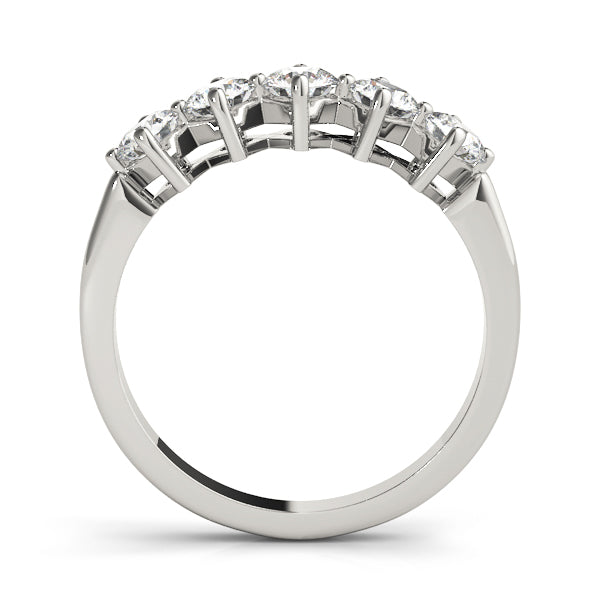 0.75CT Brilliant Diamond Wedding Band In 14K Solid Gold