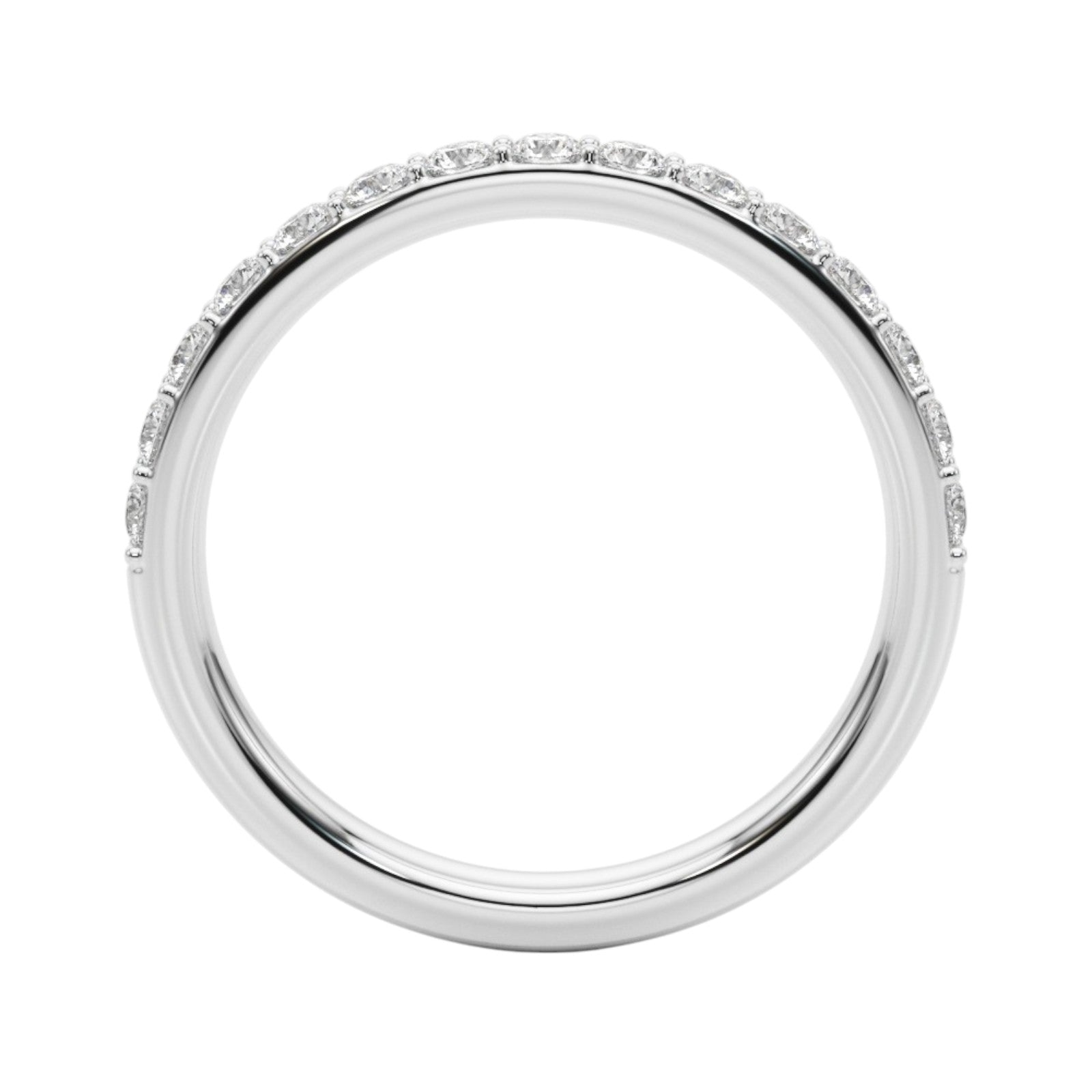 10K Gold 0.50 Ct Diamond Wedding Band