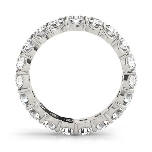 0.75 Ct Diamond Full Eternity Wedding Band 14K Gold