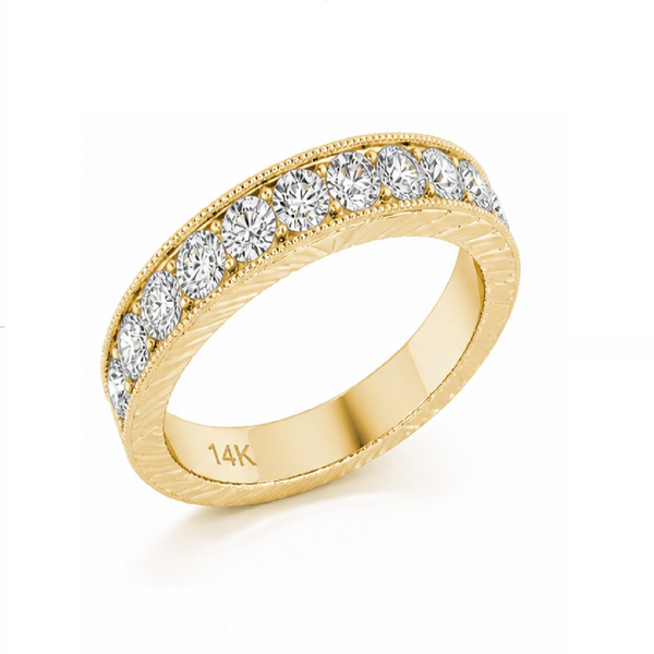 Milgrain Vintage Wedding Band Guide — Kohinoor Gems
