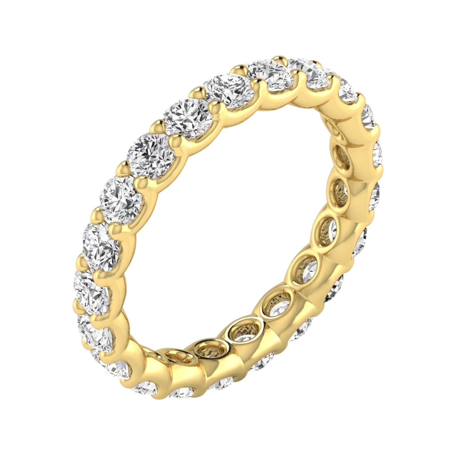 2.00 Ct Classic Round Diamond Eternity Band in 14K Gold