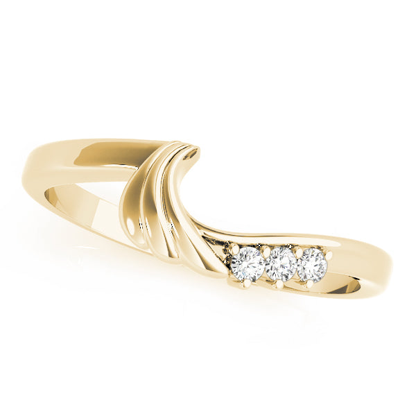 0.03 Ct FG/VVS1 Diamond Wedding Band In 14K Gold