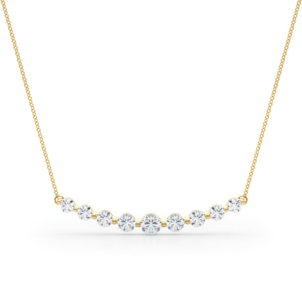 0 50 Ct Diamond Pendant Chain Necklace In 14k Gold
