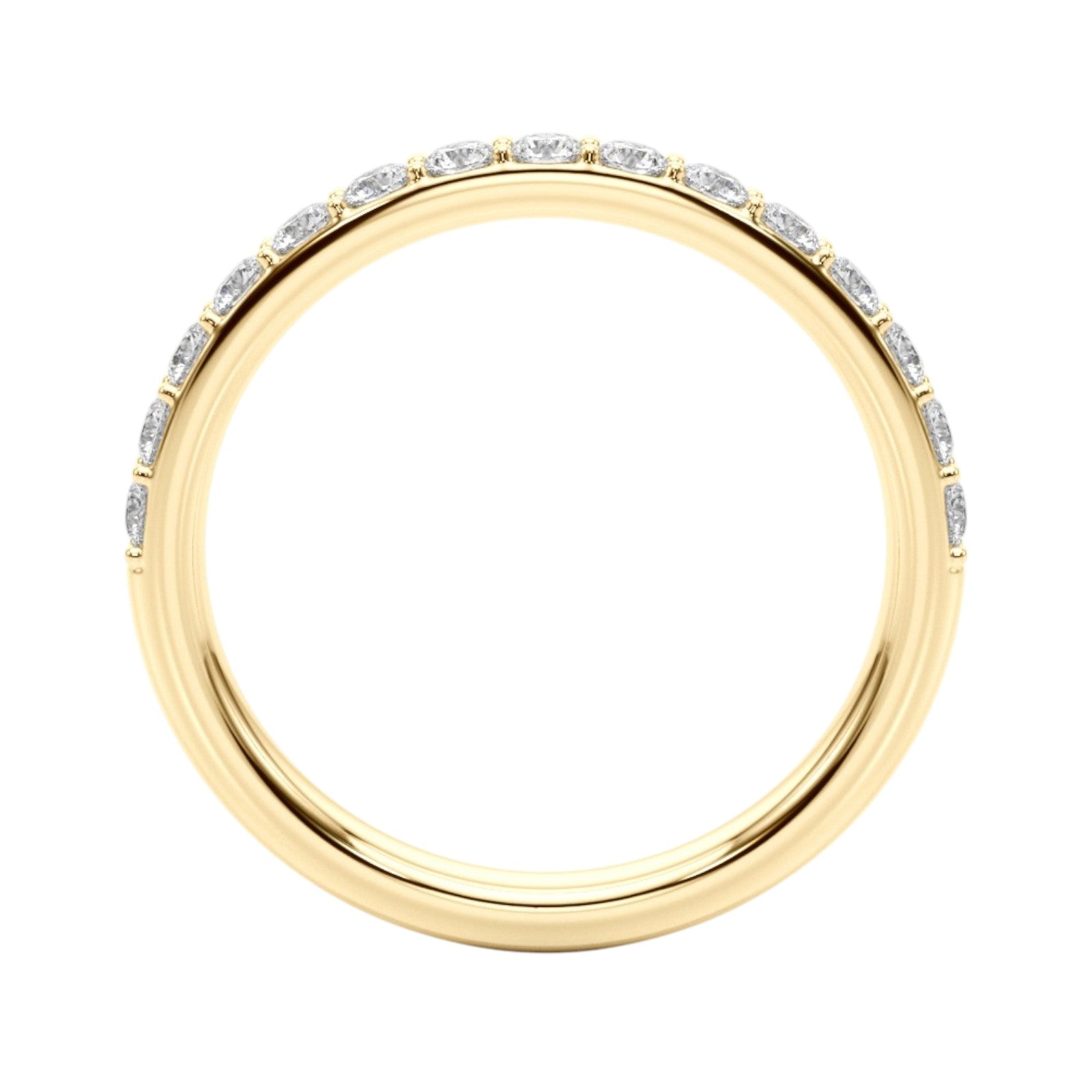 10K Gold 0.50 Ct Diamond Wedding Band