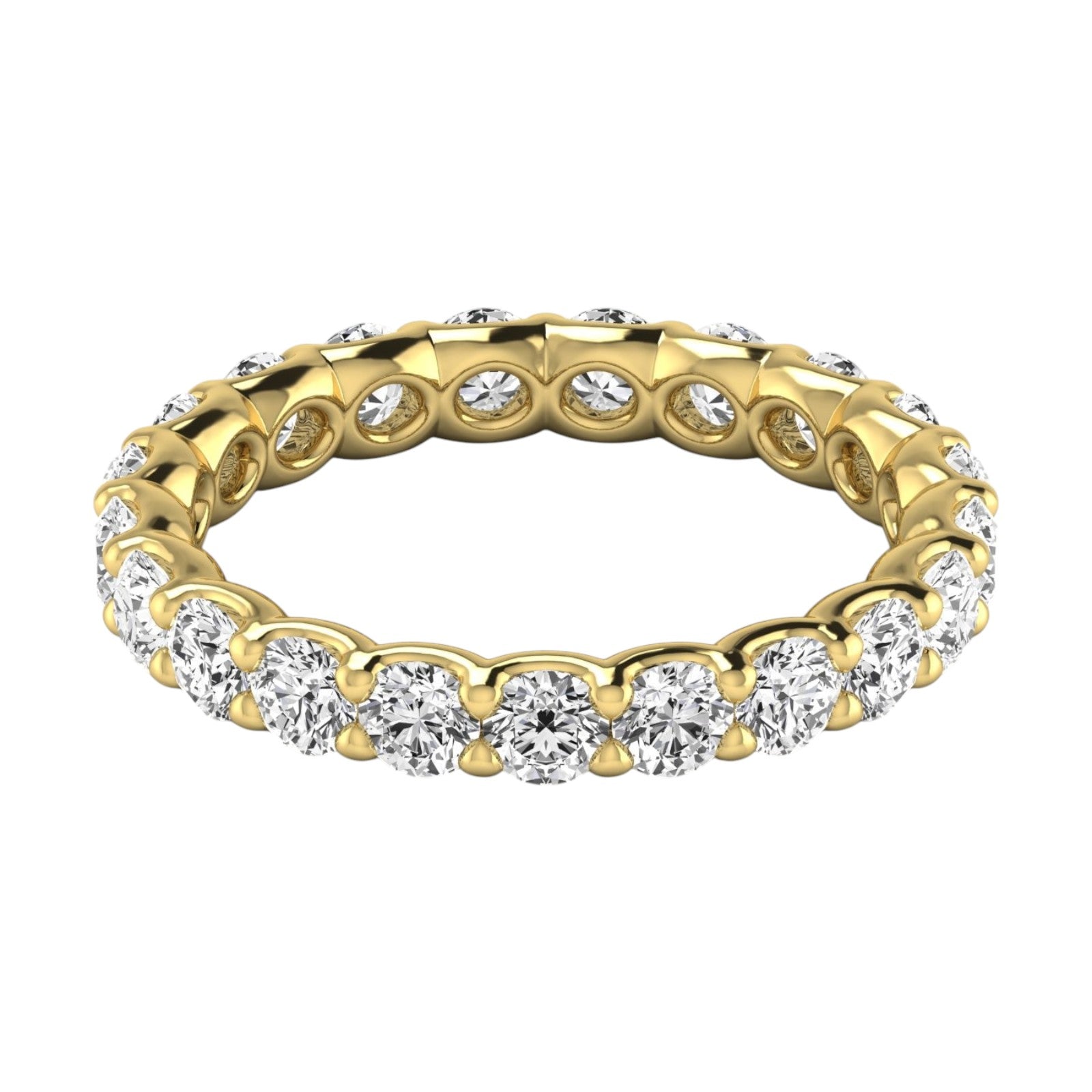 2.00 Ct Classic Round Diamond Eternity Band in 14K Gold