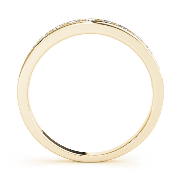1/4 Ct Diamond Channel Set Wedding Band 14K Gold