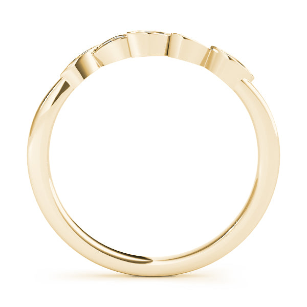 0.05 Carat FG/VVS1 Diamond Wedding Band In 14K Gold