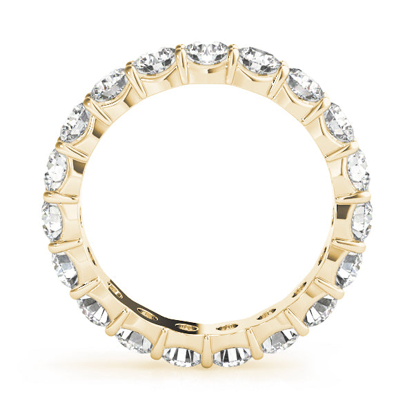 0.75 Ct Diamond Full Eternity Wedding Band 14K Gold