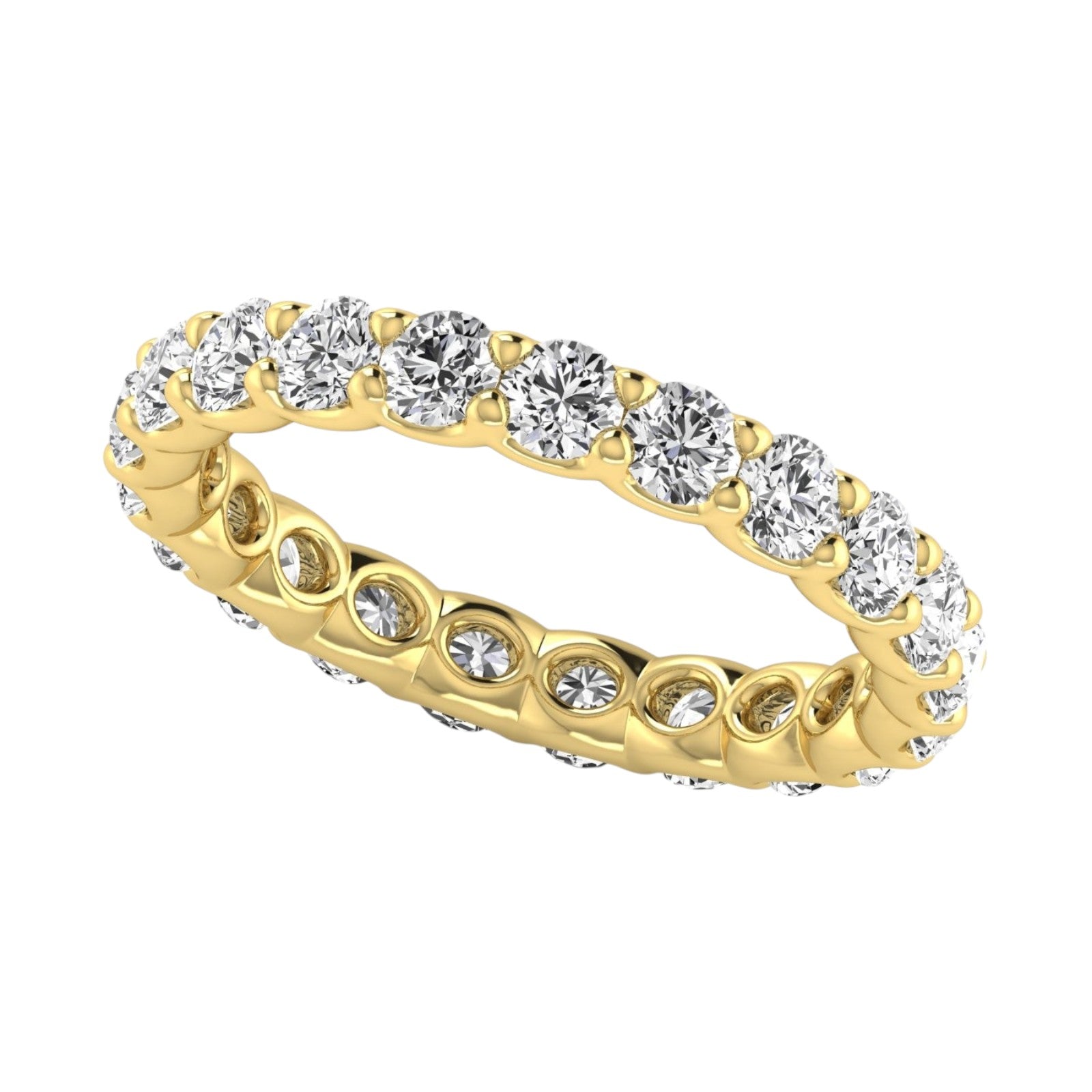 2.00 Ct Classic Round Diamond Eternity Band in 14K Gold