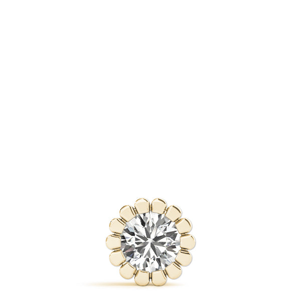 Pendant Necklace 0.50Ct Lab Grown Diamond 14K Gold With Box Chain