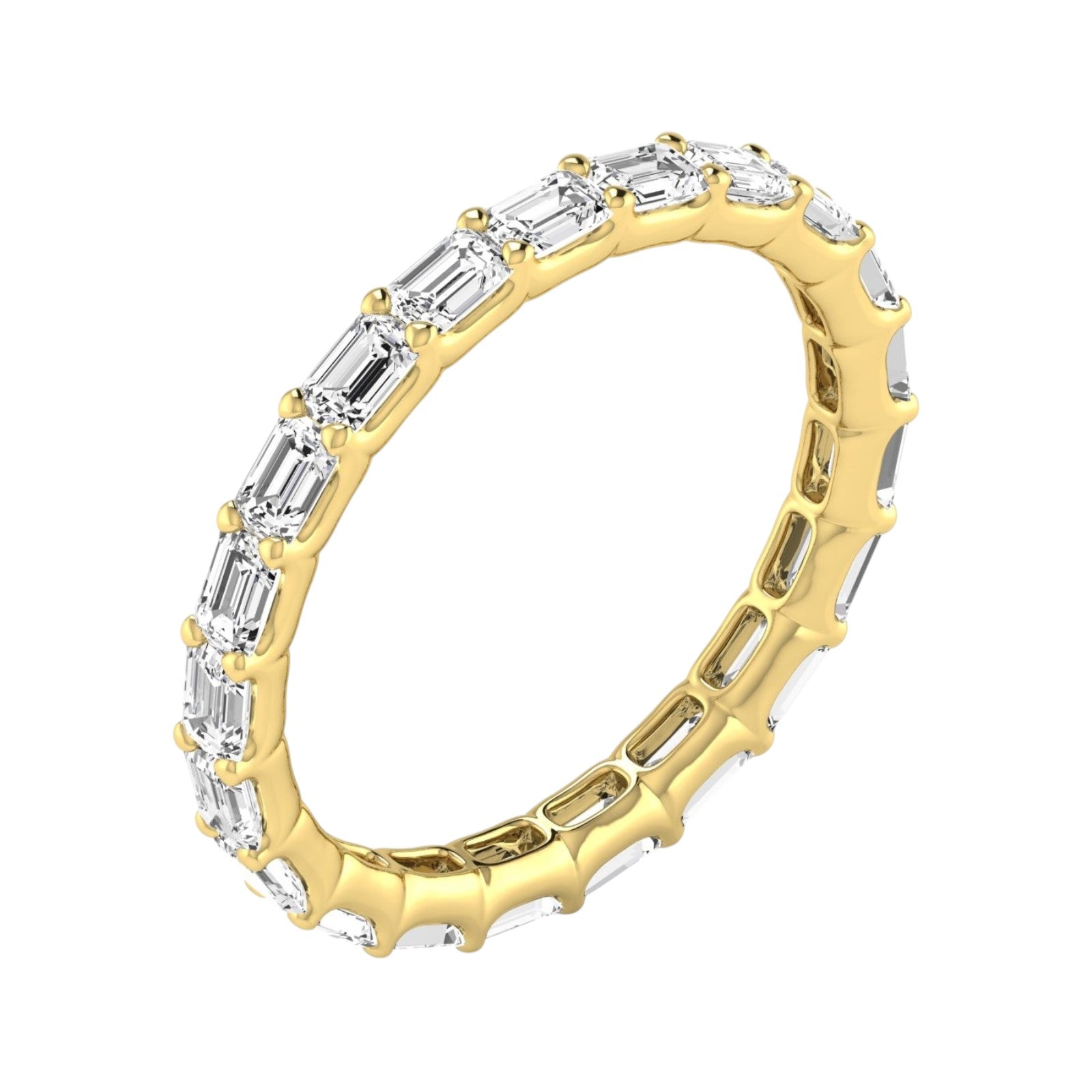 2.00 Ct Elegant Diamond Eternity Band – 14K Gold in Three Colors