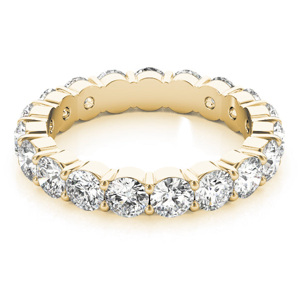 1/2 Ct Diamond Full Eternity Wedding Band In 14K Yellow Gold