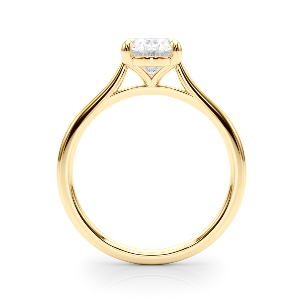 KohinoorGems 2.00Ct Oval Solitaire Engagement Rings In 14K Solid Gold Women Jewelry