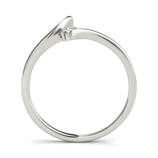 0.05 Carat FG/VVS1 Round Diamond Wedding Engagement Band In 14K Gold
