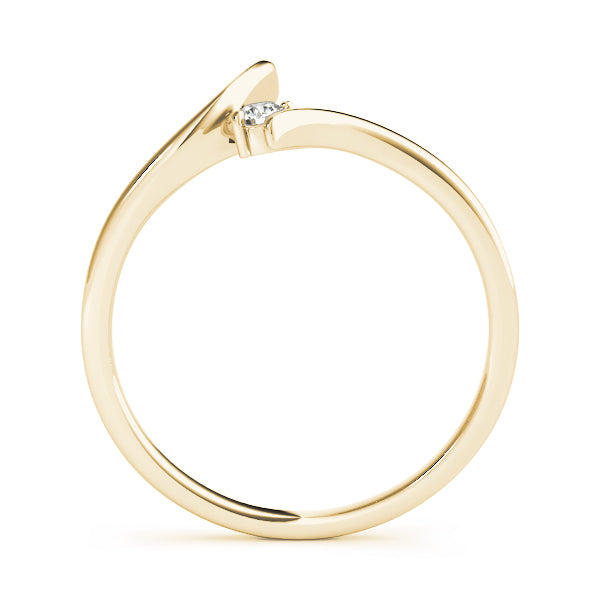 0.05 Carat FG/VVS1 Round Diamond Wedding Engagement Band In 14K Gold